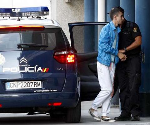 Portas Cancela, conducido ayer ante el juez de guardia.