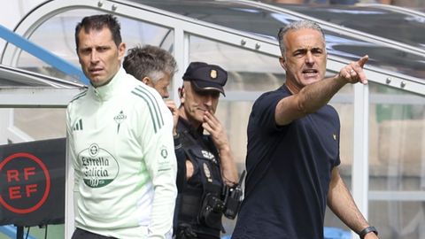 David Pérez y Pablo López en A Malata. 