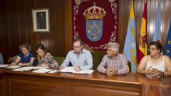 Imagen de archivo de un pleno en Malpica