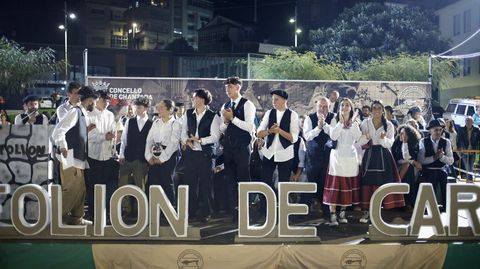 Un grupo de participantes, en el acto de entrega de premios