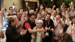El PSOE celebra su triunfo en Vilalba