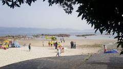 Muere de un infarto en una playa de Sanxenxo