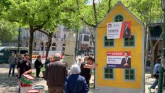 Protesta ciudadana en Lisboa por el precio de la vivienda, que subió el 13,3 % en el 2024.