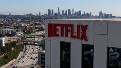 Imagen de la fachada de Netflix en Los �ngeles