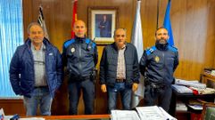 Moncho G�mez, Jose Adolfo Cid, Amador D�az y Jos� Manuel Est�vez