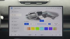 Pantalla de ultra alta definici�n del Omoda 7 SHS, gestionada por el procesador Snapdragon 8155.