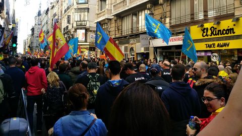 Polic�as y guardias civiles asturianos en la manifestaci�n de Madrid por la equiparaci�n salarial