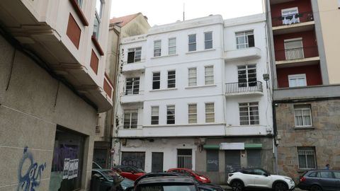 El inmueble afectado se encuentra en la calle Cuntis, en Ferrol. 