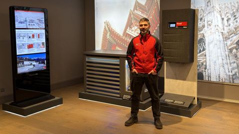 El mazaricano Jos� �ngel Caama�o trabaja como jefe de proyectos de automatizaci�n en una empresa de calefacci�n de Liechtenstein.