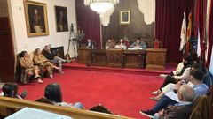 Pleno en Betanzos en el que se abord� la aprobaci�n provisional del plan urban�stico.
