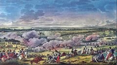 Recreaci�n de la batalla de Waterloo