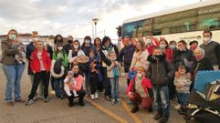 Grupo de refugiados ucranianos en el SEI San Narciso de Mar�n