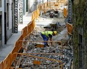 Las obras reanudadas tienen cuatro meses por delante. 