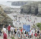 Desde julio, 4.812 personas podr�n visitar As Catedrais cada d�a.