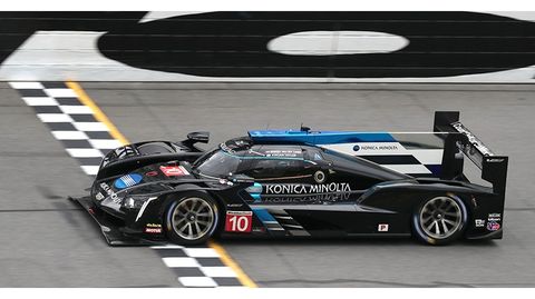 El Cadillac de Fernando Alonso, en Daytona