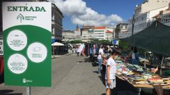 La feria se reparti� por lugares in�ditos, como este tramo de la Avenida de Castela