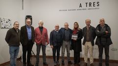 Inauguracin da exposicin A tres no Museo do Gravado de Artes