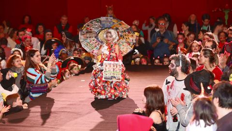 Festival infantil de disfraces en Santiago