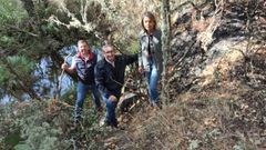 Los diputados del PPdeG, en Requeixo (Manzaneda).