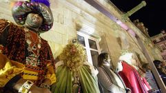 Mtin poltico de los Reyes Magos en Lugo