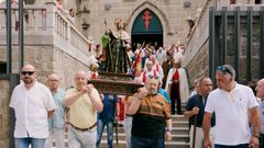 As� se vivi� la procesi�n del Santiago en A Ponte