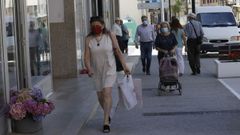 Imagen de una calle c�ntrica en Foz, el municipio de A Mari�a con m�s casos