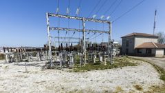 Subestaci�n el�ctrica en Quint�ns, Carballo