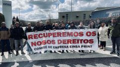 Concentraci�n de la plantilla de Einsa Print en As Pontes