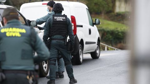 Imagen de archivo de una actuación de la Guardia Civil