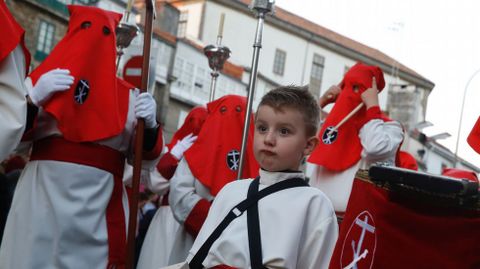 Procesin de la Cofrada del Santsimo Cristo de la Paciencia, en Santiago