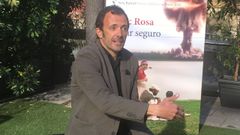 Isaac Rosa, valorando la concesin del premio Biblioteca Breve a su novela Lugar seguro.