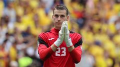 Andriy Lunin.Andriy Lunin con Ucrania en la Eurocopa