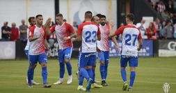 Celebraci�n de uno de los goles