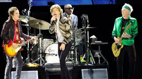 Los Rolling Stones durante su tour del 2024