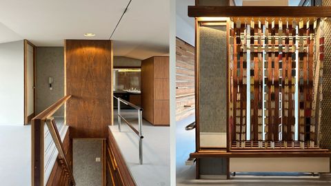 Dos estancias del quinto piso del n�mero 27 de la calle Marqu�s de Valladares, en las que se conservaron pertenencias del arquitecto