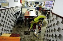 O Port�n ha sufrido ya varias inundaciones con las lluvias de las �ltimas semanas.