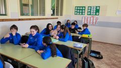 En el colegio Salesianas, en Lugo, utilizan habitualmente el móvil en clase, aunque de forma puntual