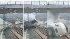 As� fue el momento en el que descarril� el Alvia en Angrois