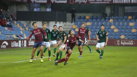 El derbi contra el Racing de Ferrol es uno de los más esperados por la afición de Pasarón