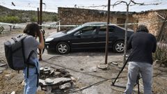 Cortijo de Las Alcubillas, en Grgal (Almera), donde fueron localizados los cuerpos de las dos nias y el adulto