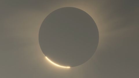 Pontevedra quedar� fuera de la umbra. Aunque la ocultaci�n ser� muy elevada, un fragmento del disco solar seguir� brillando.