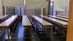 Aulario en el que se realizan ex�menes de la Universidad de Oviedo