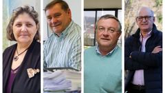Candidatos por Fene de Esquerda Unida, BNG, PP e PSOE