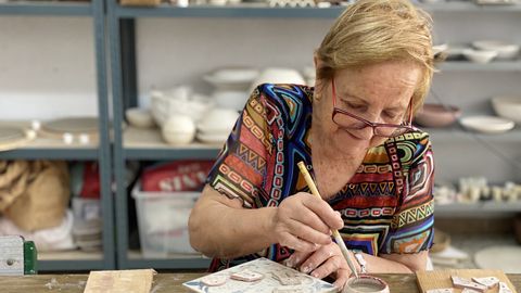 Una de las se�oras que forma parte de este proyecto art�stico