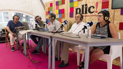 Un dos momentos do programa, con Ana Boull�n � dereita 