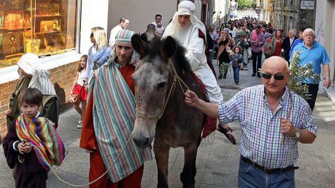 SEMANA SANTA EN BARBANZA, PROCESIN DE LA BORRIQUITA Y BENDICIN DEL DOMINGO DE RAMOS