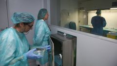 La farmacia hospitalaria de Montecelo, en Pontevedra, en una imagen del 2017