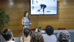 A docente de Enxe&ntilde;eria Ambienta, Luc&iacute;a Rodr&iacute;guez.