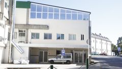 Exterior del Polusa, en la parte donde est� la Unidad del Mayor, con 10 afectados por covid-19