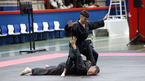 Campeonato gallego de hapkido en el Pabell�n de Barra�a